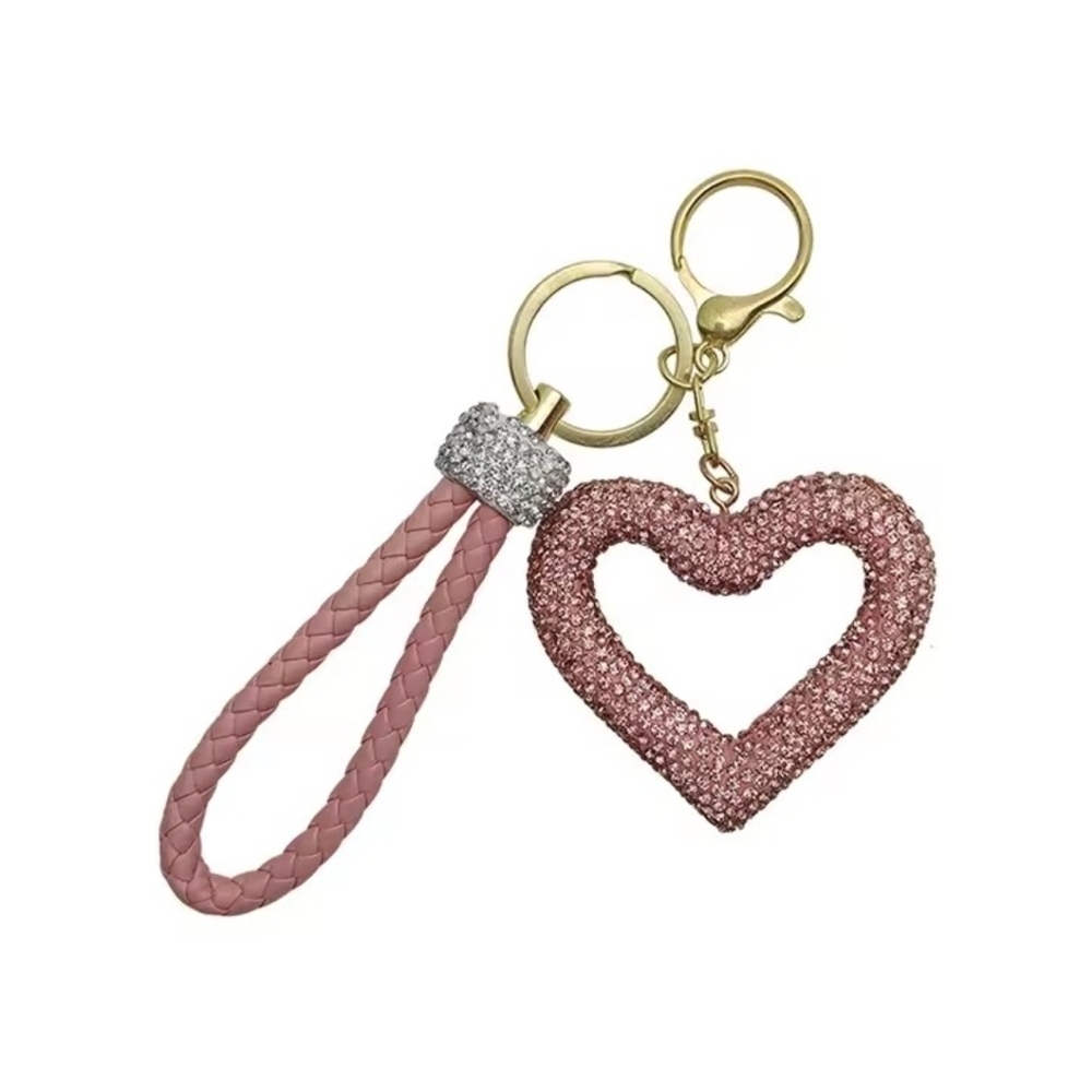 Pink Heart Key Chain - Picture 2 of 2